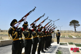 Şəhid Təbriz İbrahimovun dəfn mərasimi