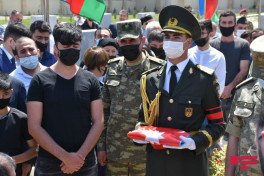 Şəhid Təbriz İbrahimovun dəfn mərasimi