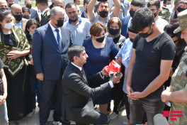 Şəhid Təbriz İbrahimovun dəfn mərasimi