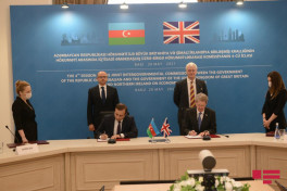 Azərbaycan və Britaniya arasında iki sənəd imzalanıb
