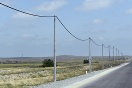 Suqovuşan qəsəbəsinə elektrik enerjisi verilib