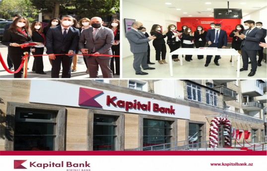 "Kapital Bank" yenilənən Nərimanov filialını istifadəyə verib