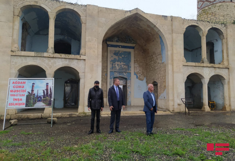 Visit of delegation of US Caspian Policy Center to Azerbaijan’s Aghdam started-PHOTO 