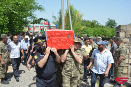 Vətən müharibəsi şəhidi Qənbər Qənbərli Tərtərdə dəfn olunub - FOTO  - VİDEO 