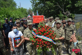 Vətən müharibəsi şəhidi Qənbər Qənbərli Tərtərdə dəfn olunub - FOTO  - VİDEO 