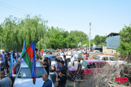 Vətən müharibəsi şəhidi Qənbər Qənbərli Tərtərdə dəfn olunub - FOTO  - VİDEO 