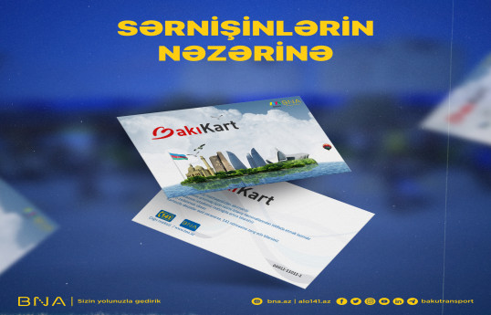 Sabahdan 113 nömrəli marşrut xətti üzrə hərəkət edən avtobuslarda gediş haqqı “BakıKart” vasitəsilə ödəniləcək
