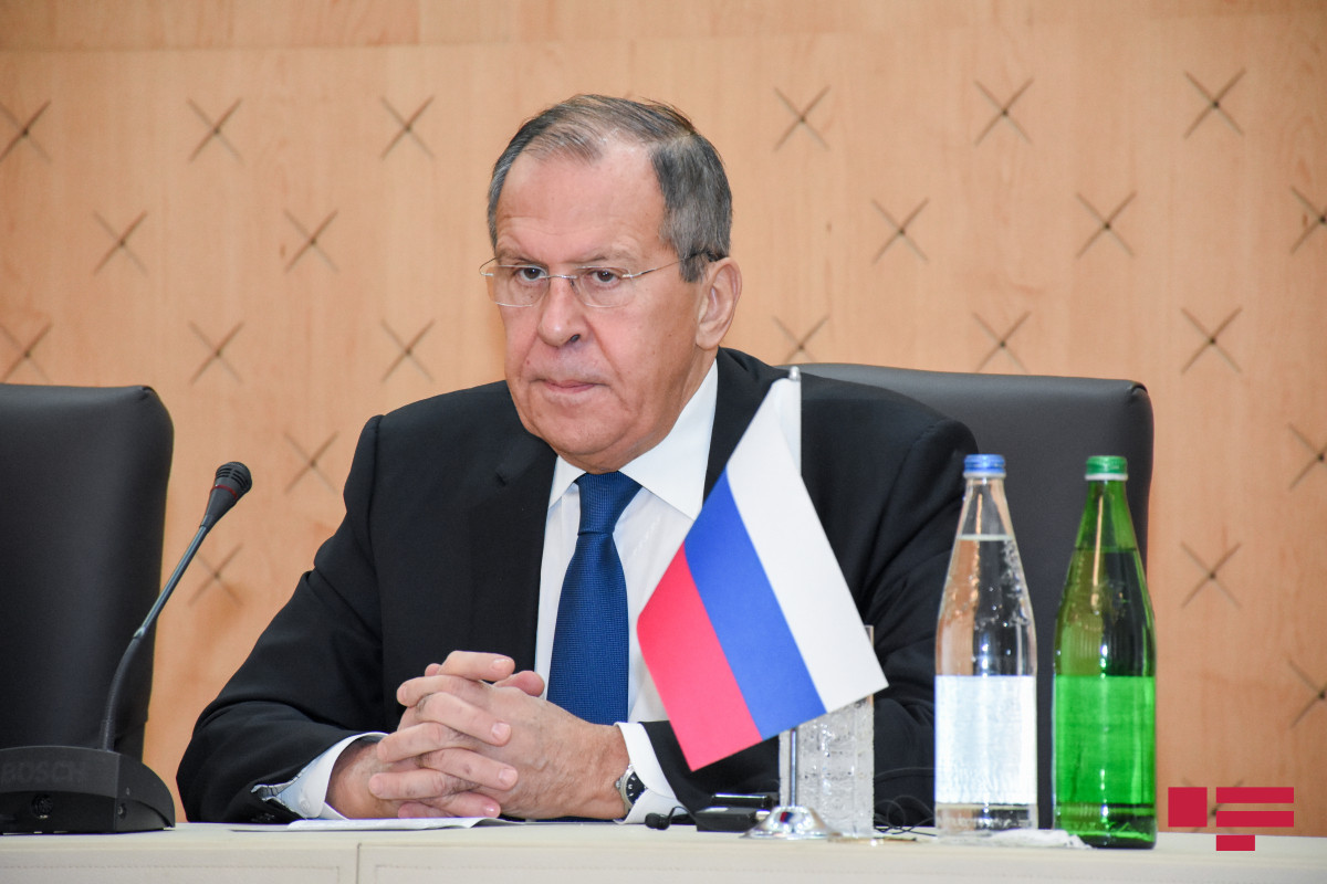 Rusiya xarici işlər naziri Sergey Lavrov