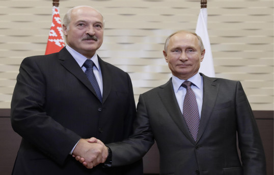 Aleksandr Lukaşenko və Vladimir Putin