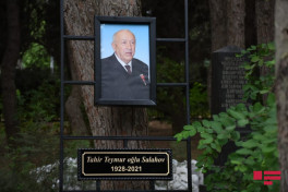 Xalq rəssamı Tahir Salahovun dəfn mərasimi