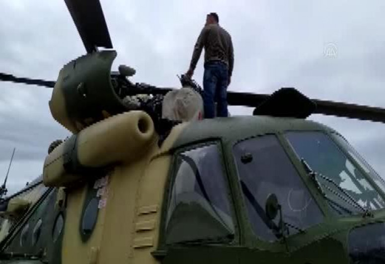 Azərbaycanın Türkiyədə məcburi eniş edən “Mİ-17” helikopteri