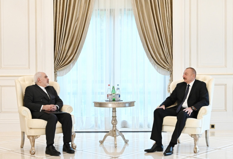 Президент Ильхам Алиев, Джавад Зариф