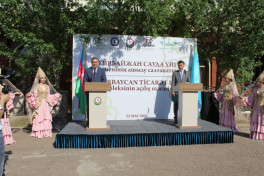 Qazaxıstanda Azərbaycanın ticarət evi açılıb - FOTO  - VİDEO 