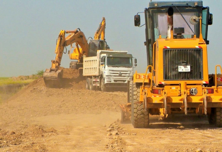 Началось строительство автомобильной дороги Барда-Агдам