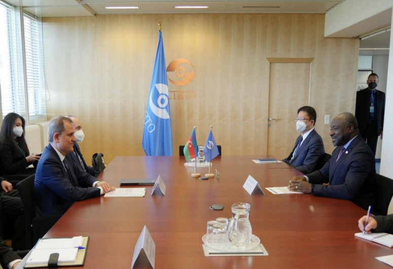 Министр встретился с исполнительным секретарем Организации по договору о всеобъемлющем запрещении ядерных испытаний