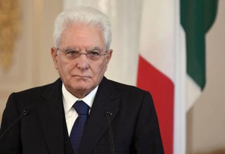 İtaliya Respublikasının Prezidenti Sercio Mattarella 