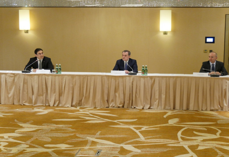 Встреча Джейхуна Байрамова  с членами азербайджанской диаспоры в Австрии