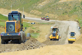 Ağstafada ümumi uzunluğu 37 km olan iki avtomobil yolu layihəsi icra olunur - FOTO 