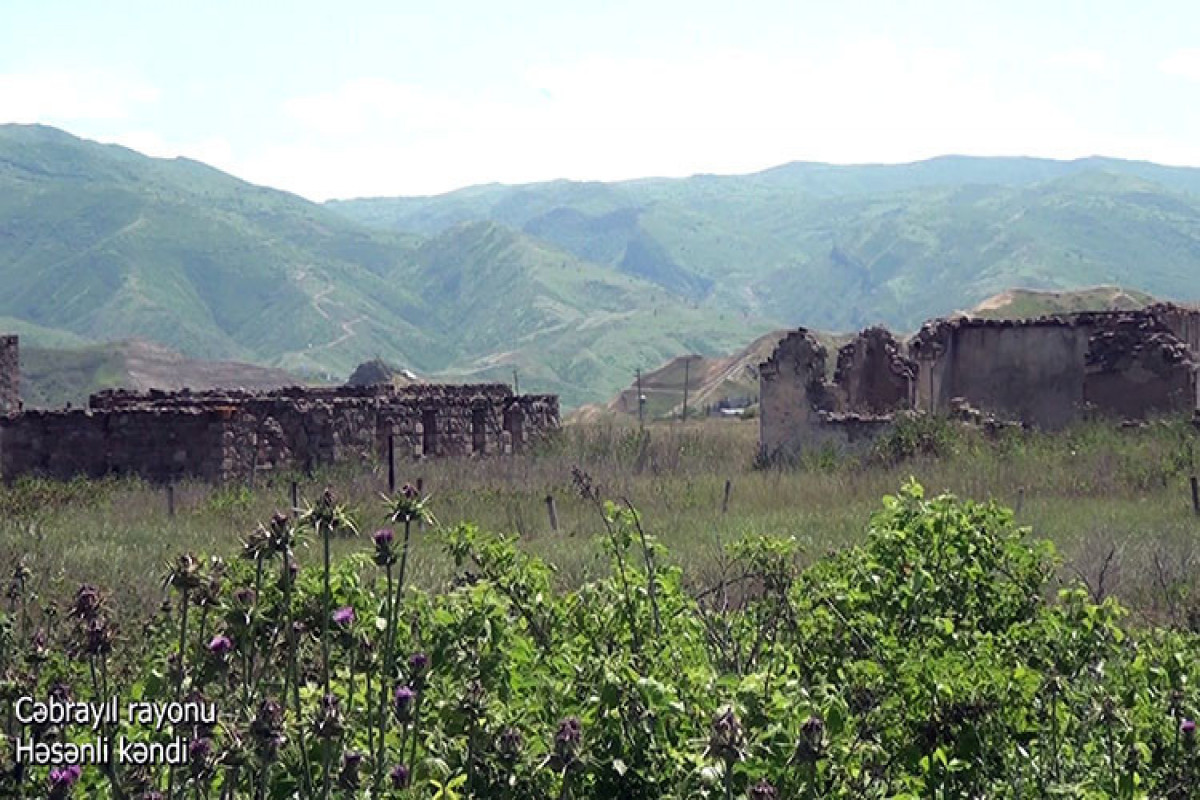 Azerbaijani MoD: Video footage of the Hasanli village of the Jabrayil region-VIDEO 