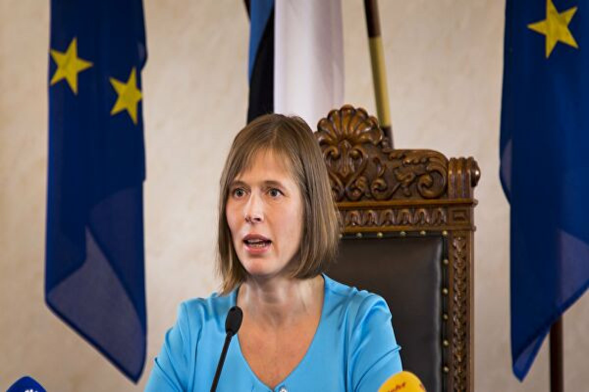 Estoniya Prezidenti Kersti Kalyulayd