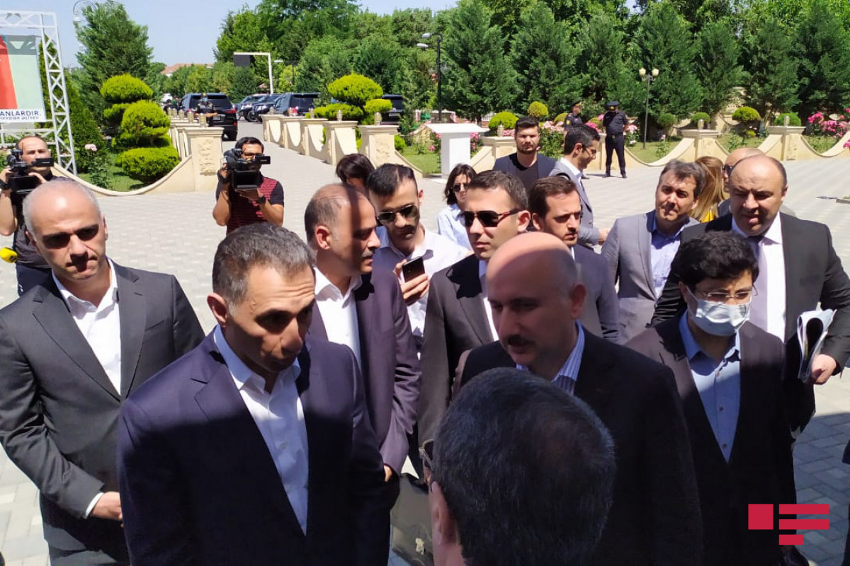 Turkish minister visits liberated from occupation Fuzuli district 