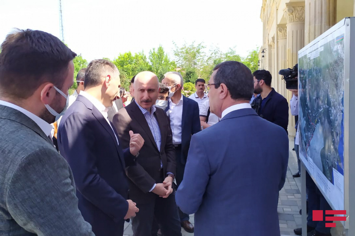 Turkish minister visits liberated from occupation Fuzuli district 