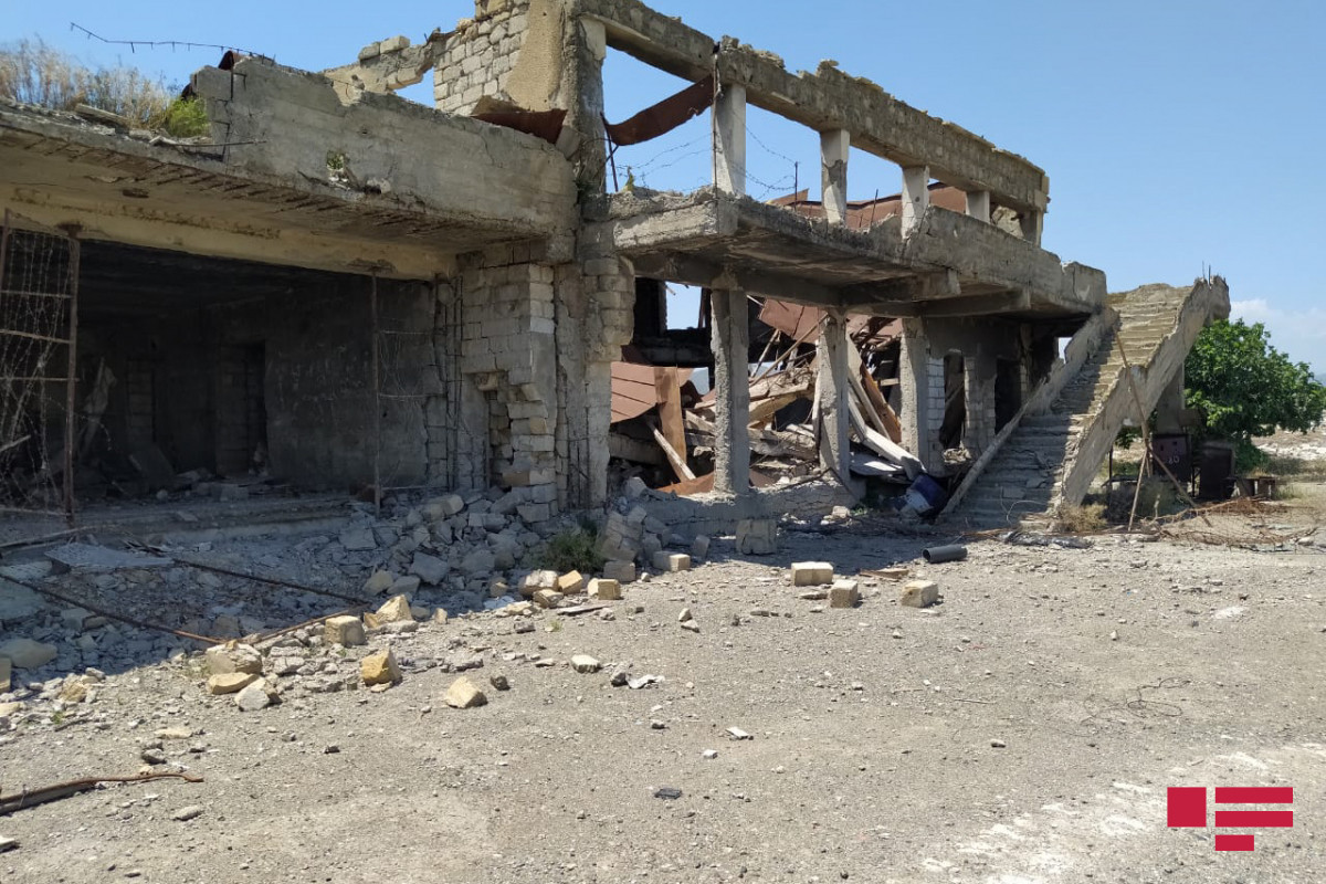 Ağdam şəhər 1 saylı məktəbin yeni binasının inşası