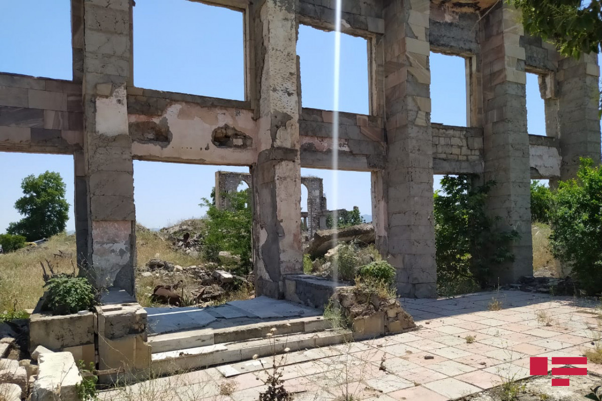 Ağdam şəhər 1 saylı məktəbin yeni binasının inşası