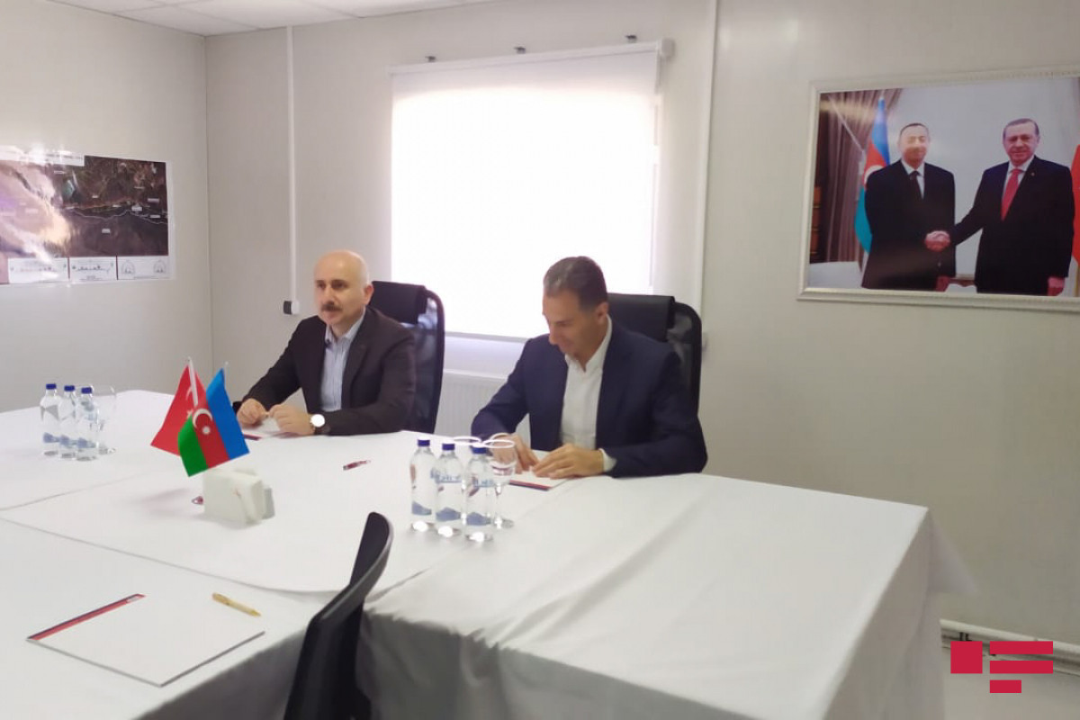 В Физули для министров Азербайджана и Турции  состоялась презентация проекта автомобильной дороги Ахмедбейли-Горадиз-Миндживан-Агбенд