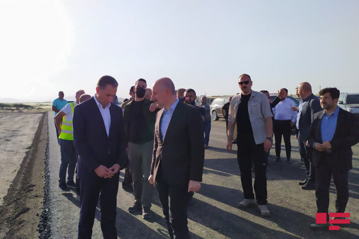 Турецкий и азербайджанский министры ознакомились со строительством Физулинского международного аэропорта