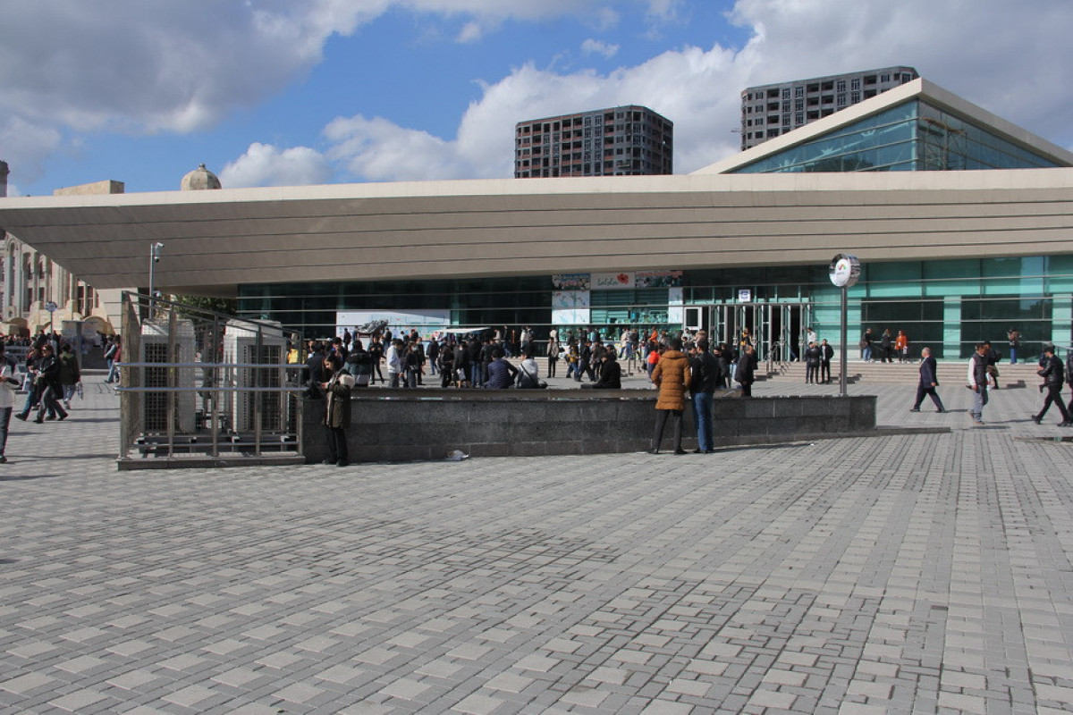 "Cəfər Cabbarlı" metro stansiyasının yerüstü işləri tamamlanıb - FOTO 