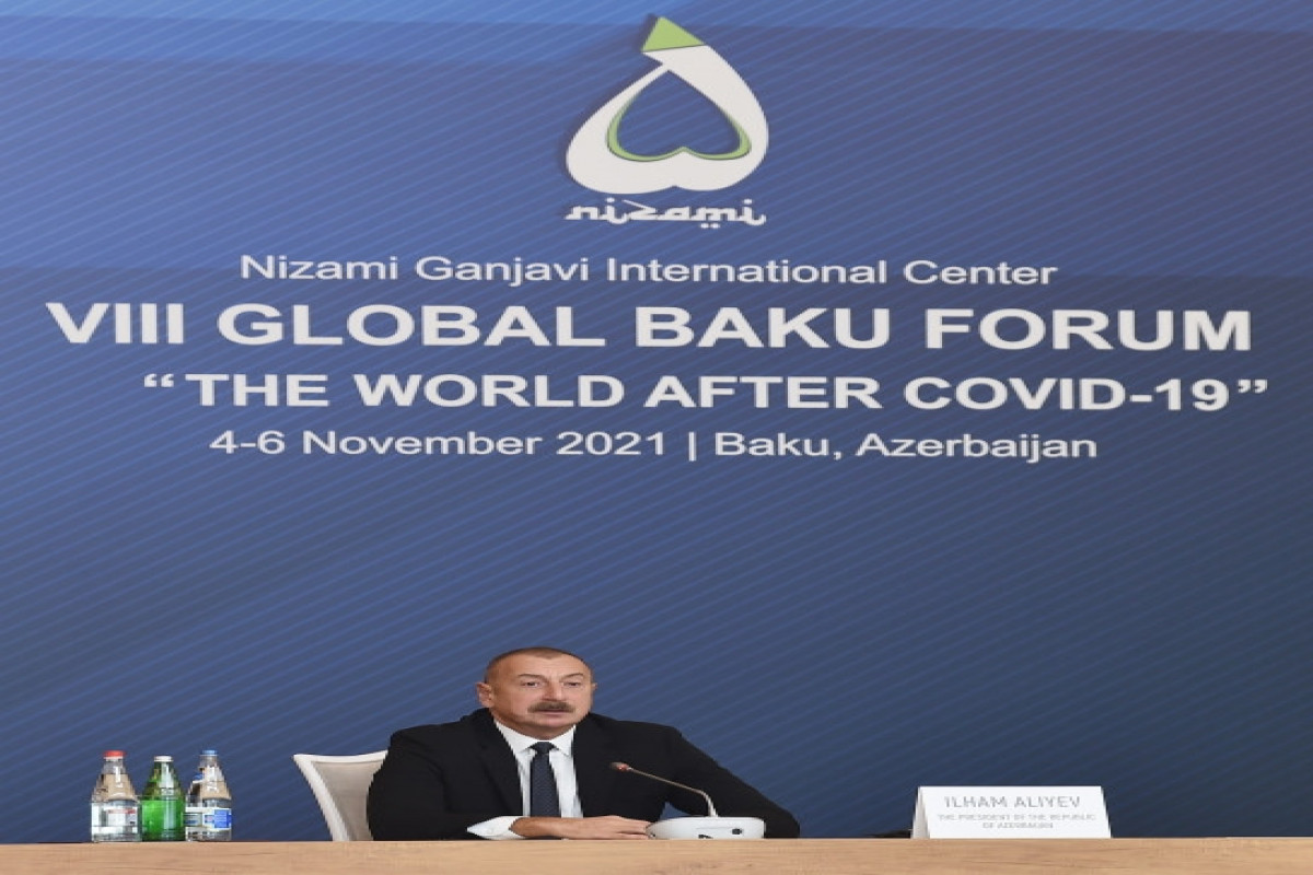 President Ilham Aliyev attended the opening ceremony of the  8th Global Baku Forum
