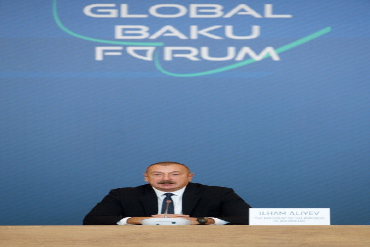 President Ilham Aliyev attended the opening ceremony of the  8th Global Baku Forum