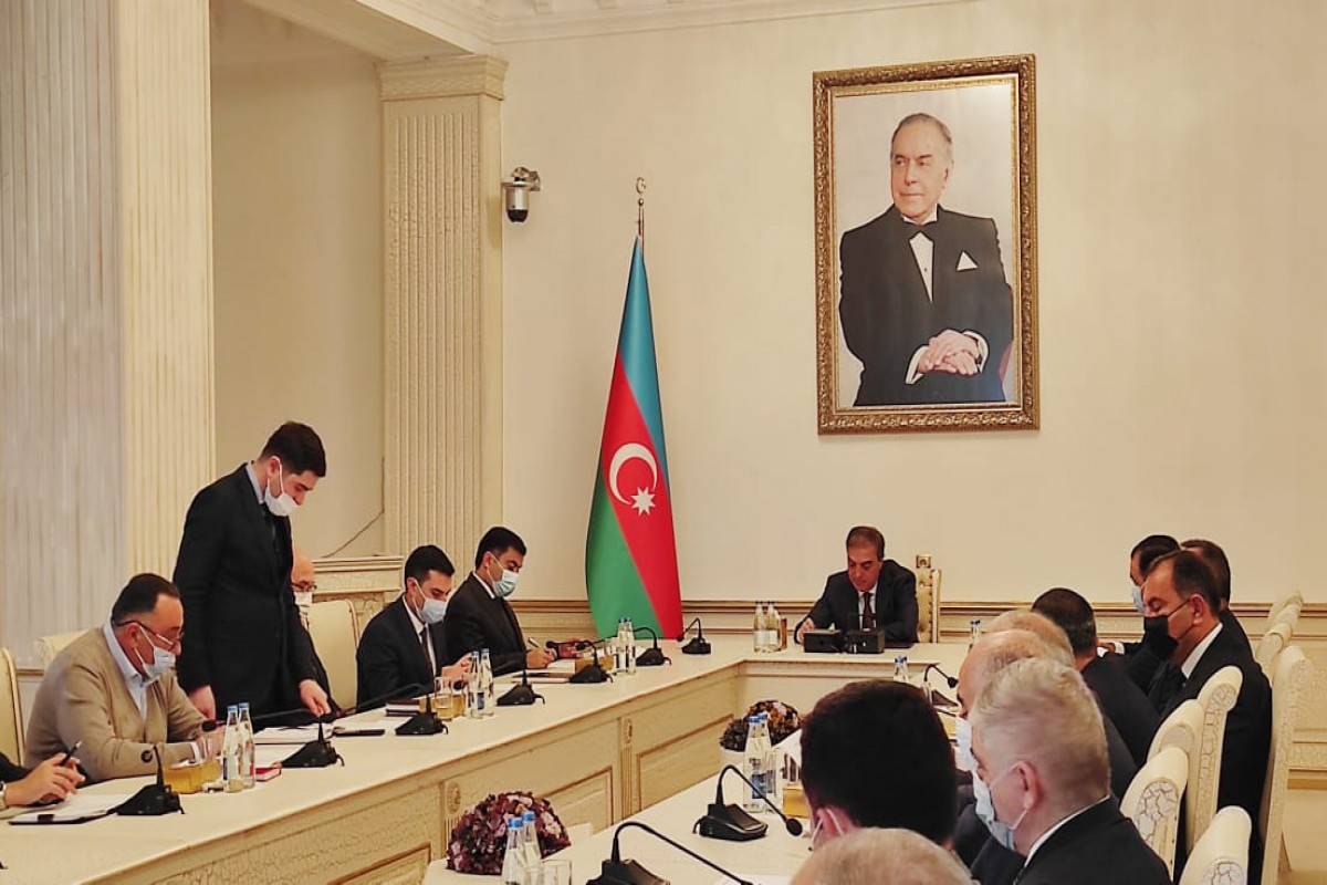 Gəncədə vaksinasiya prosesinin gedişatı ilə bağlı işçi qrupun iclası keçirilib