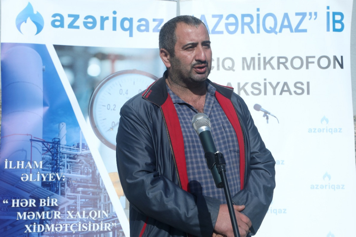 "Azəriqaz" Novxanıda "Açıq mikrofon" aksiyası keçirib - FOTO 