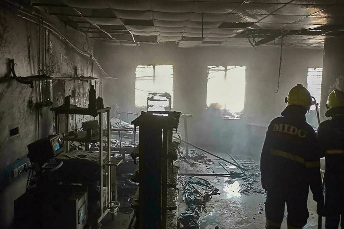 India Covid hospital fire kills 11