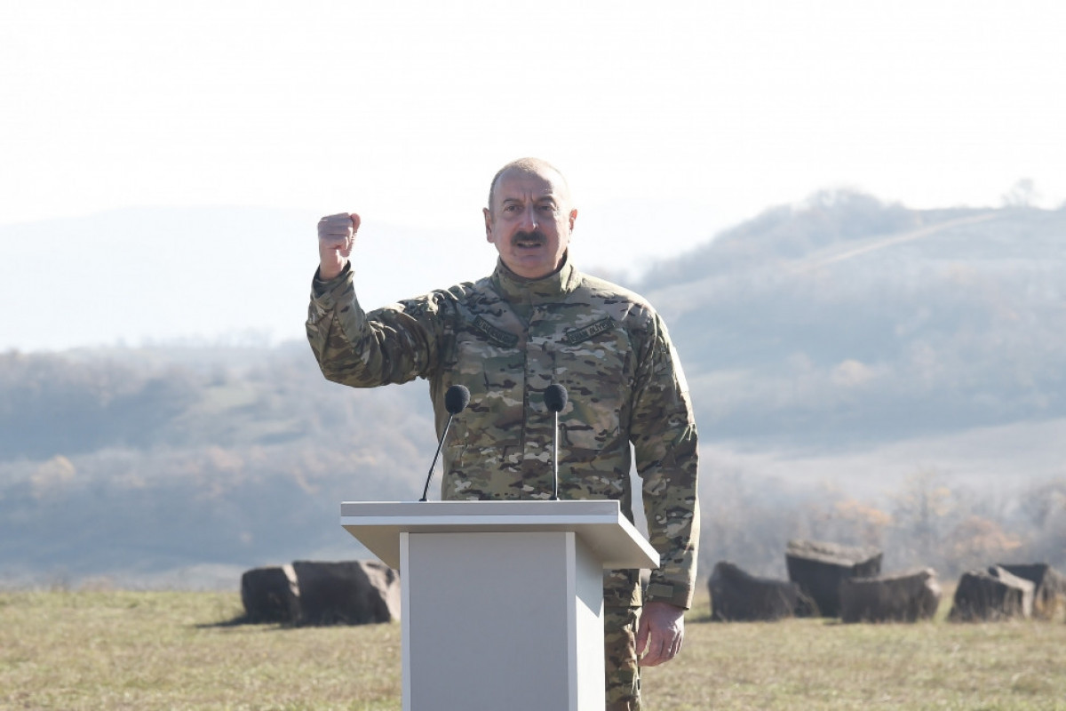President of the Republic of Azerbaijan, Commander-in-Chief of the Armed Forces Ilham Aliyev