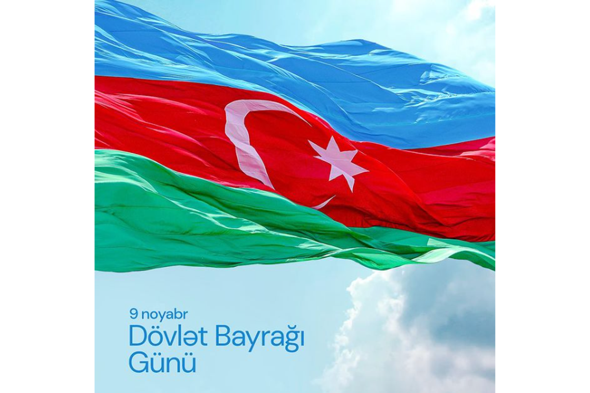 Mehriban Aliyeva makes post regarding State Flag Day