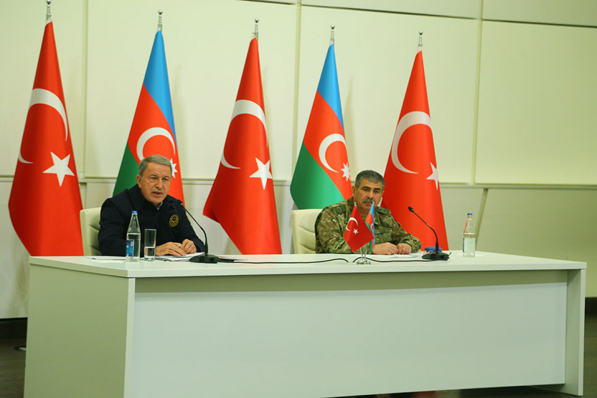 Defense Ministers of Azerbaijan and Turkey held a joint press conference -VIDEO 