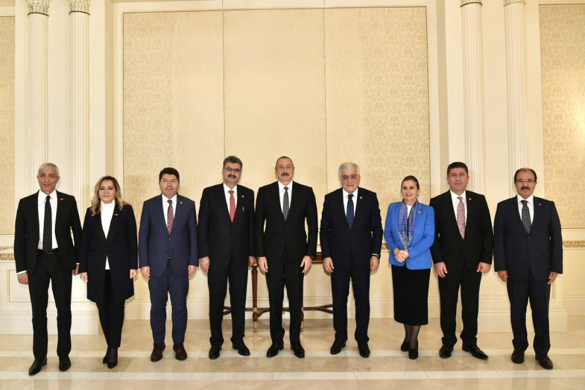 President Ilham Aliyev received delegation led by head of Turkey-Azerbaijan interparliamentary friendship group