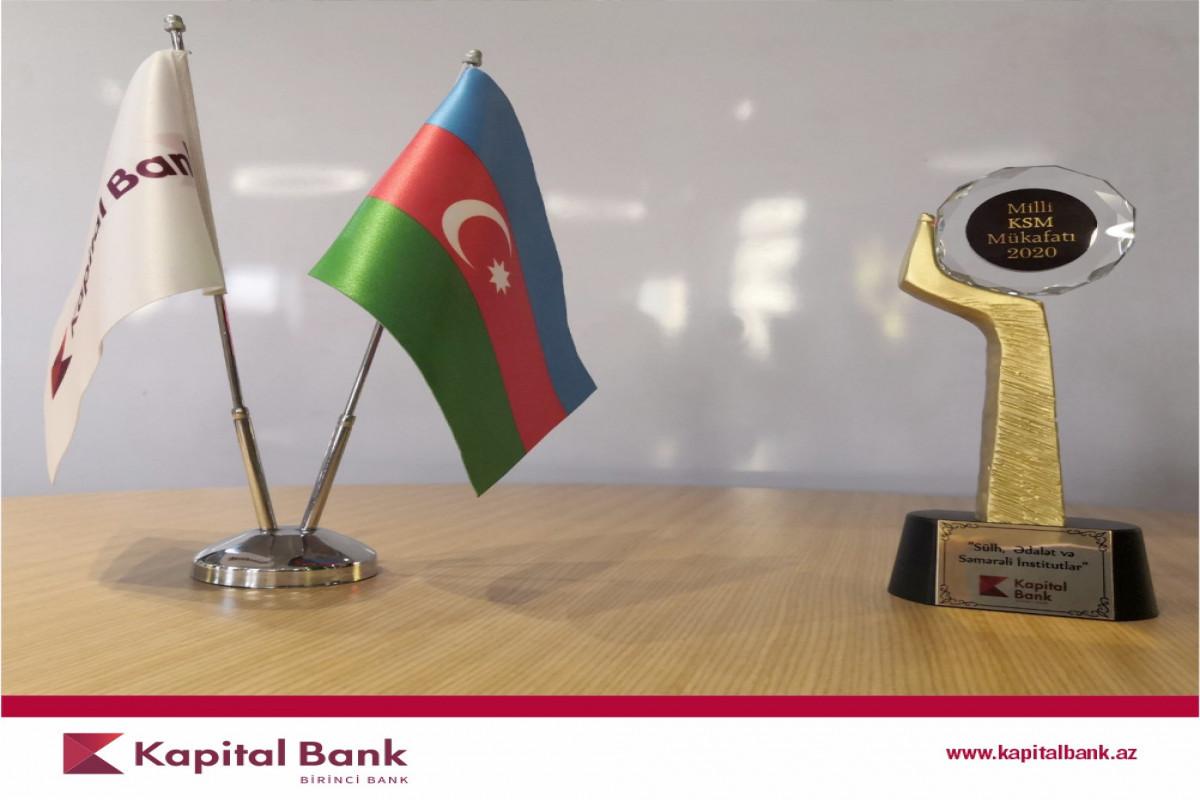 Kapital Bank в очередной раз удостоен премии Milli KSM