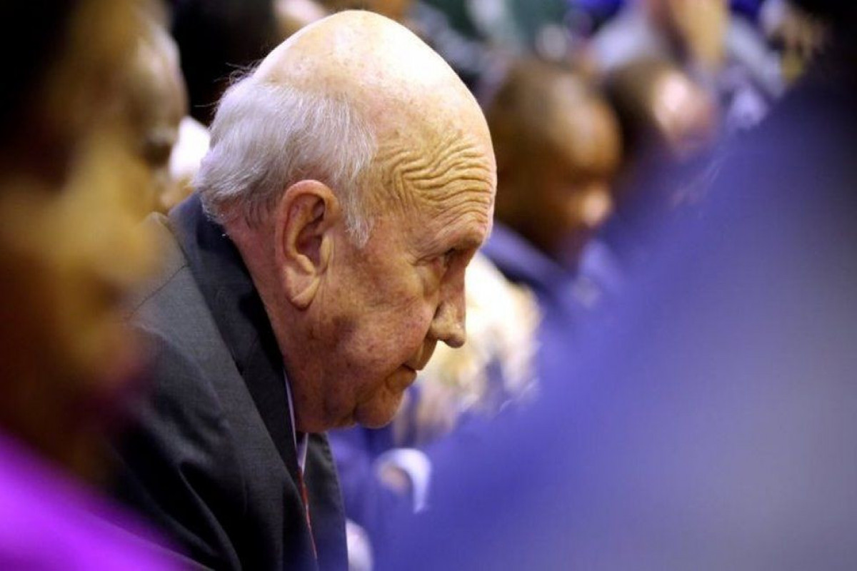 Former South African President FW de Klerk dies at 85