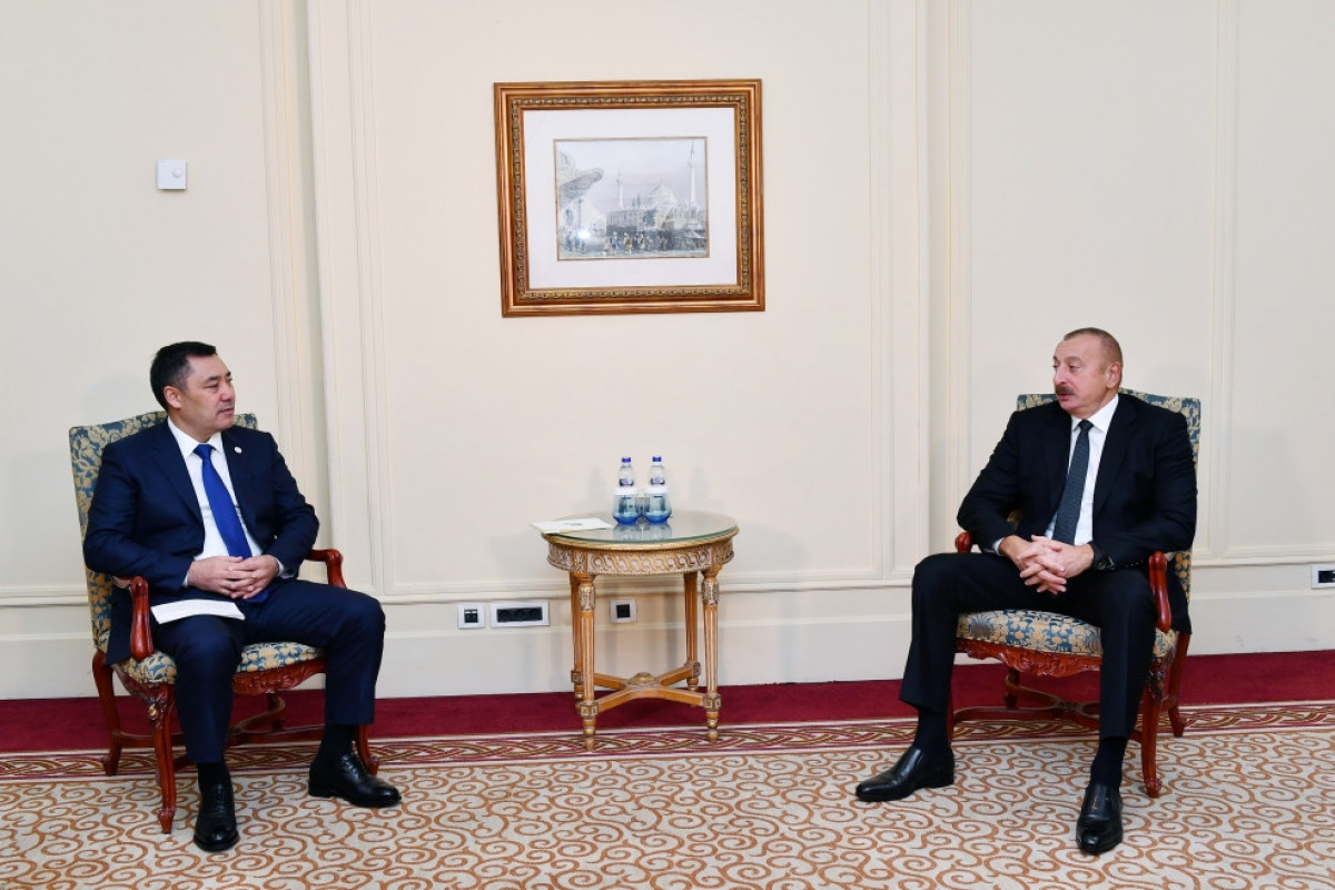 President Ilham Aliyev met with Kyrgyz President Sadyr Japarov in Istanbul-UPDATED 
