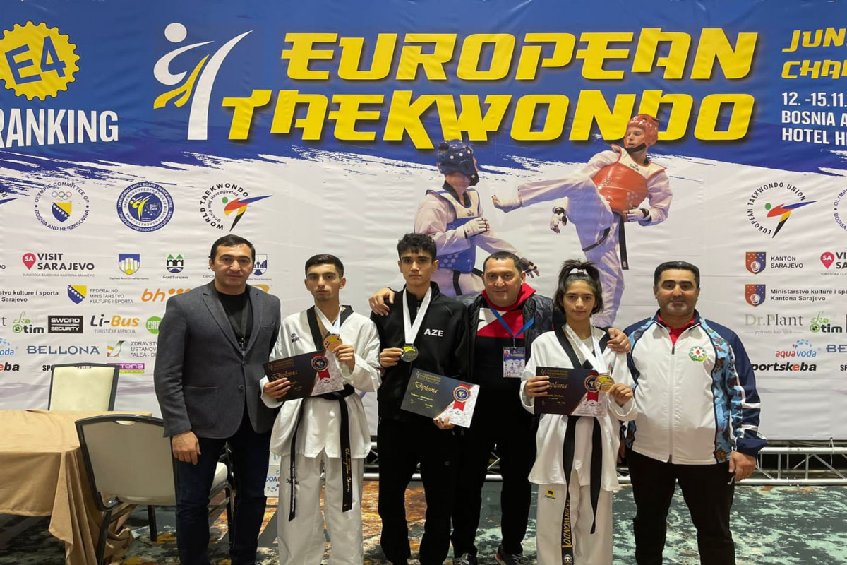 Азербайджанский таэквондист, победив в финале армянина, стал чемпионом Европы-ФОТО 