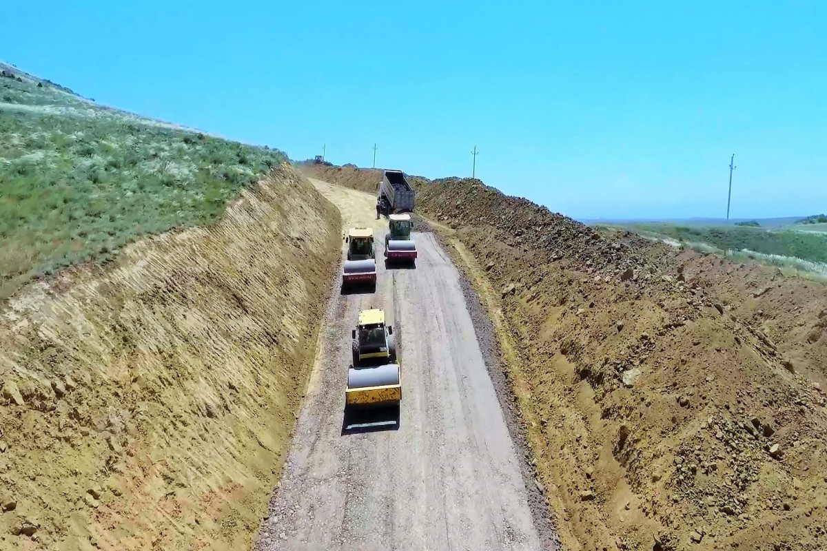 Строительство новой автомобильной дороги, ведущей к заповеднику «Кешикчидаг»