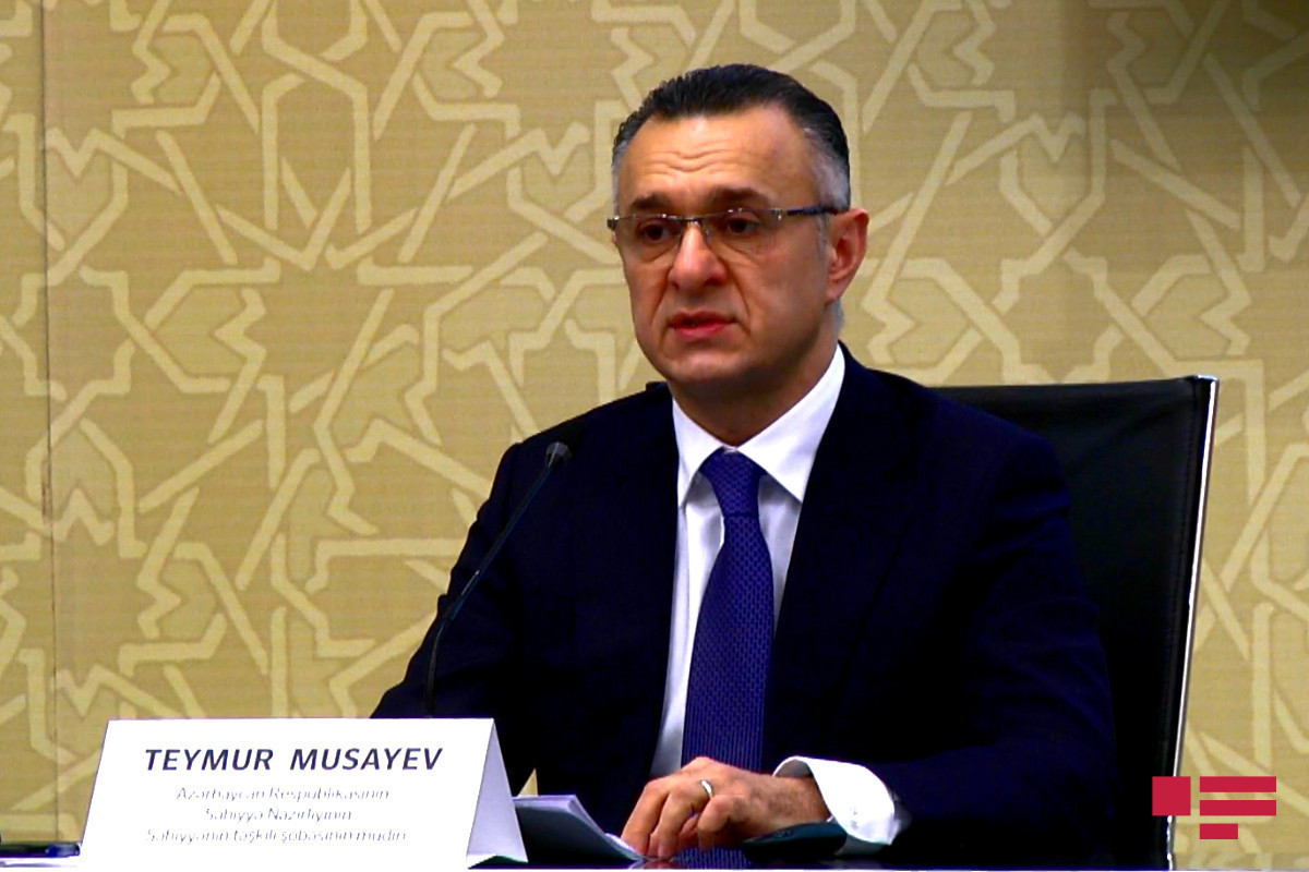 irst Deputy Minister of Health, Acting Minister of Health Teymur Musayev