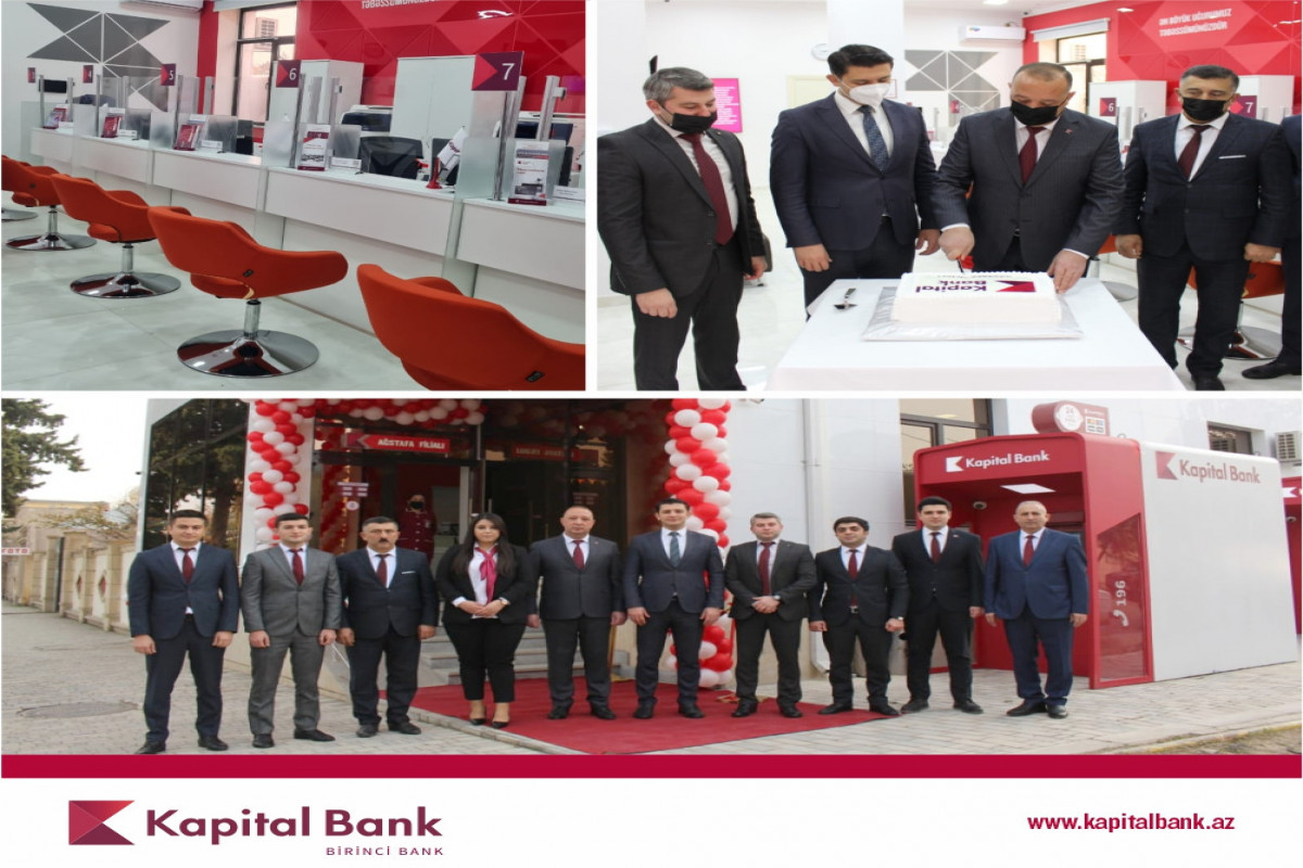 "Kapital Bank" yenilənən Ağstafa filialını istifadəyə verib