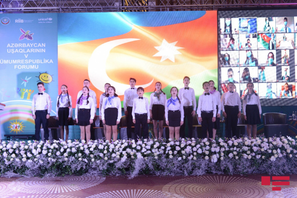 Azərbaycan Uşaqlarının V Ümumrespublika Forumu keçirilib - YENİLƏNİB 