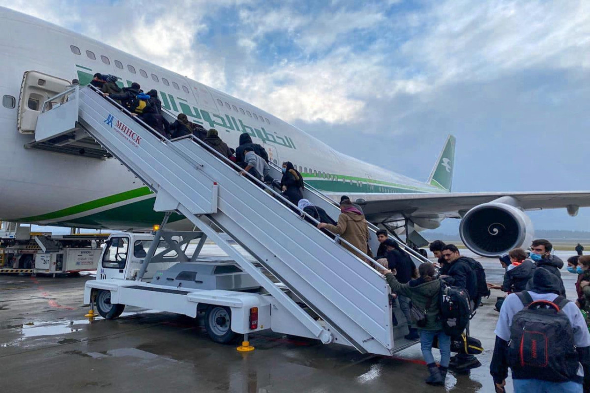 Самолет с мигрантами из Ирака вылетел из Минска в Багдад