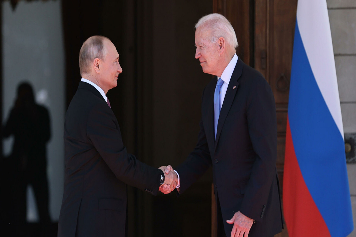Встреча президента России Владимира Путина с президентом США Джо Байденом